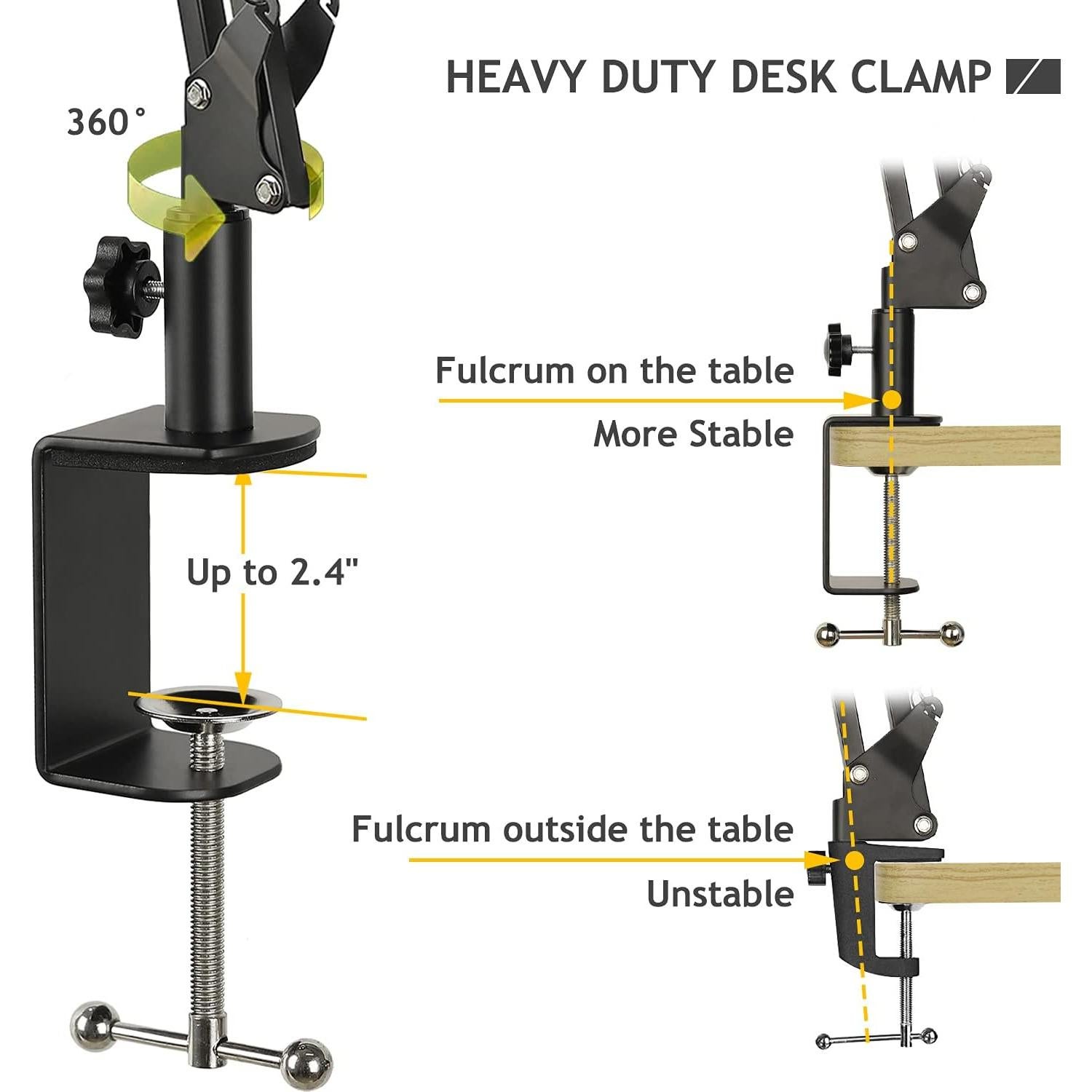 Soporte de Micrófono Frgyee AT2020 con Brazo y Filtro Antipop