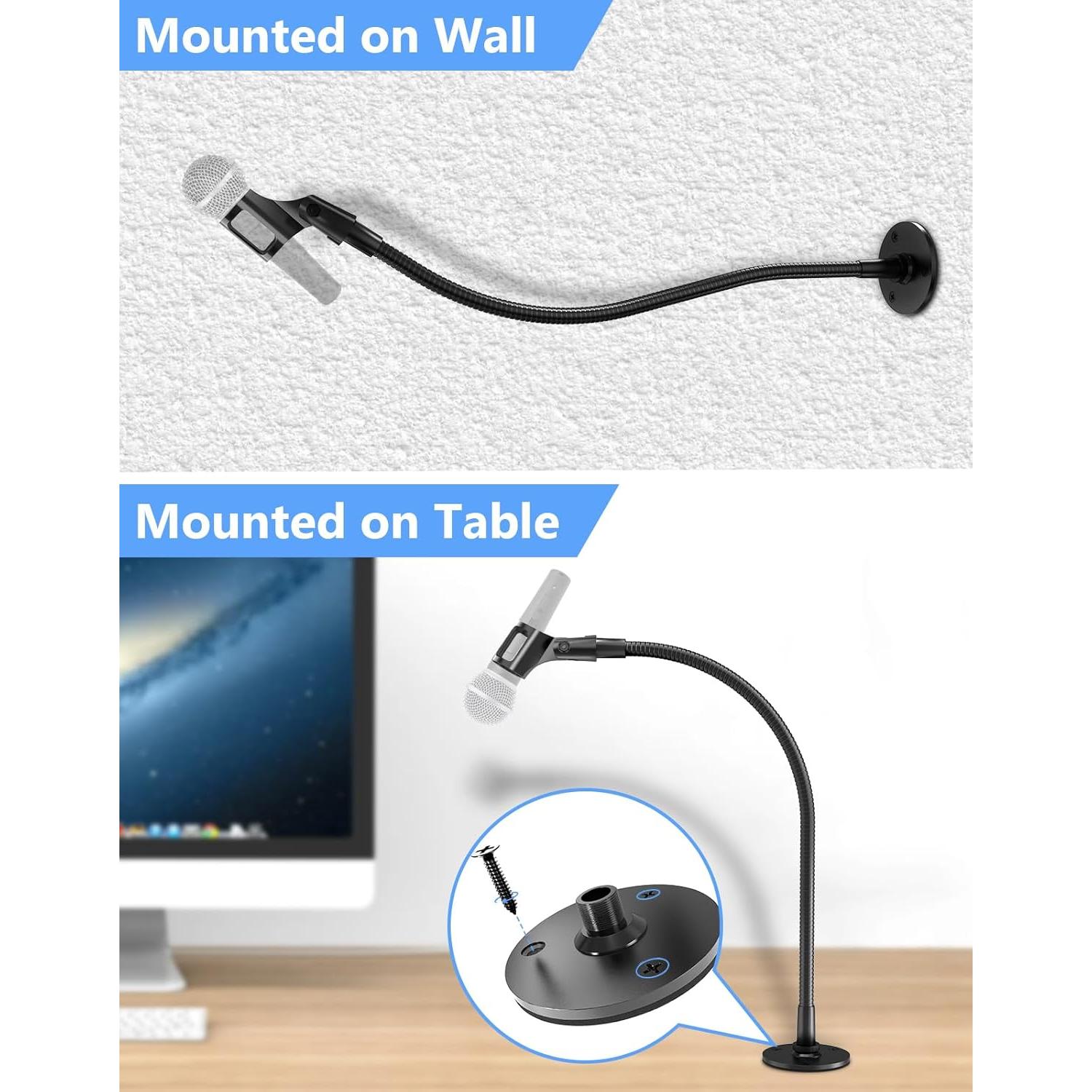 Soporte de Micrófono Flexible MSH-001 - Acero 48.3 cm