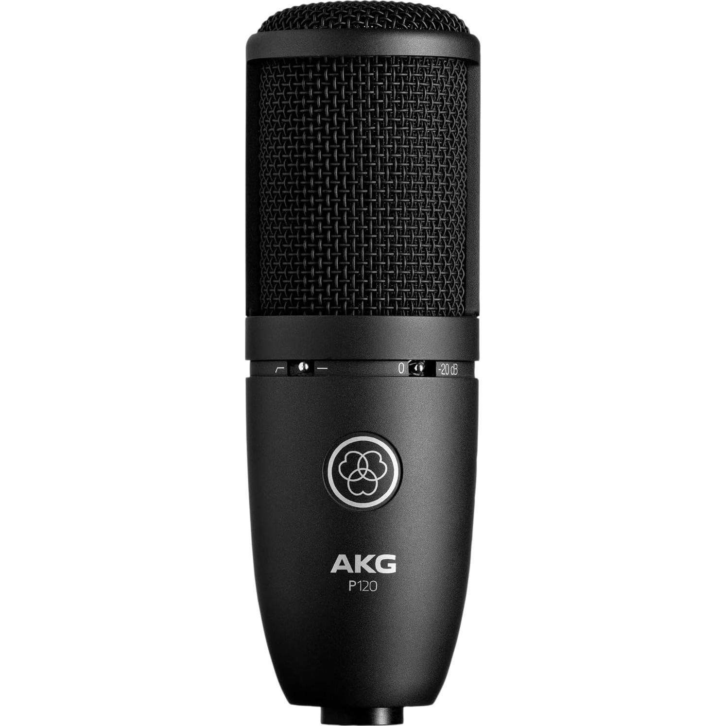 Micrófono de condensador AKG P120, cardioide, 20Hz-20kHz