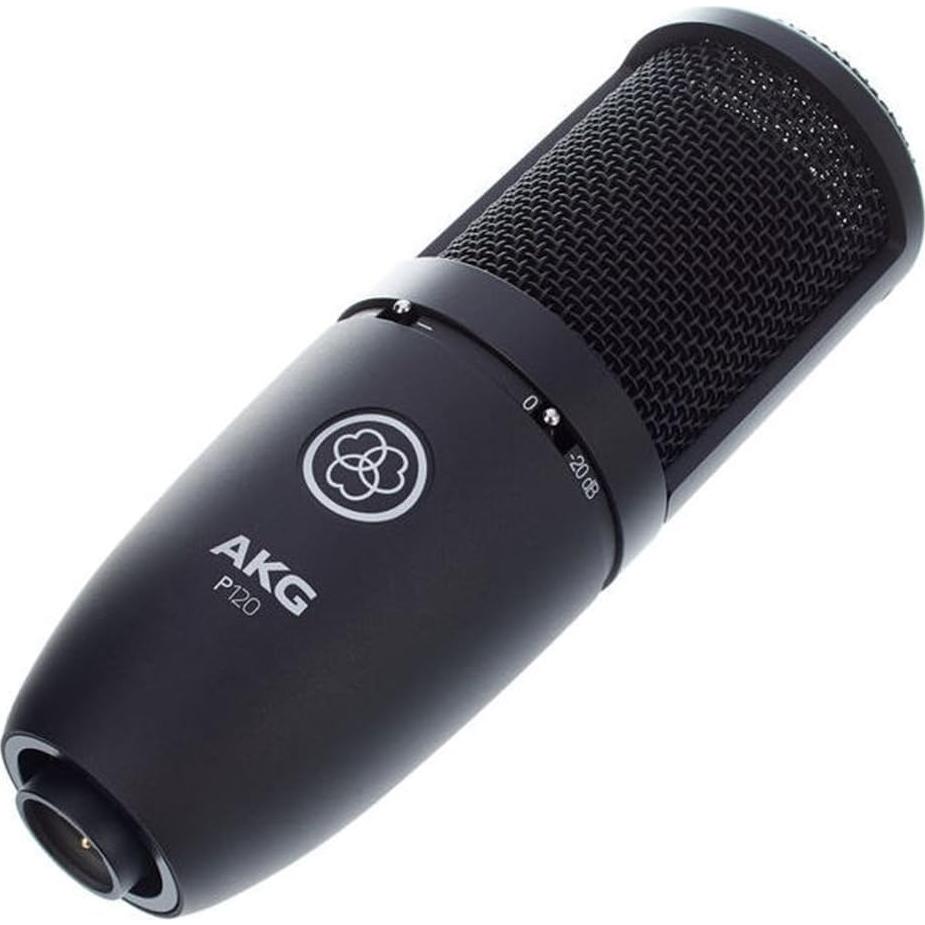 Micrófono de condensador AKG P120, cardioide, 20Hz-20kHz