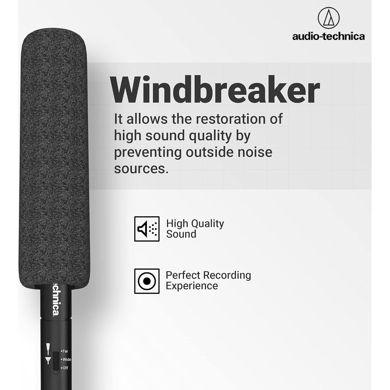 Micrófono de Escopeta Condensador Audio-Technica ATR6550X