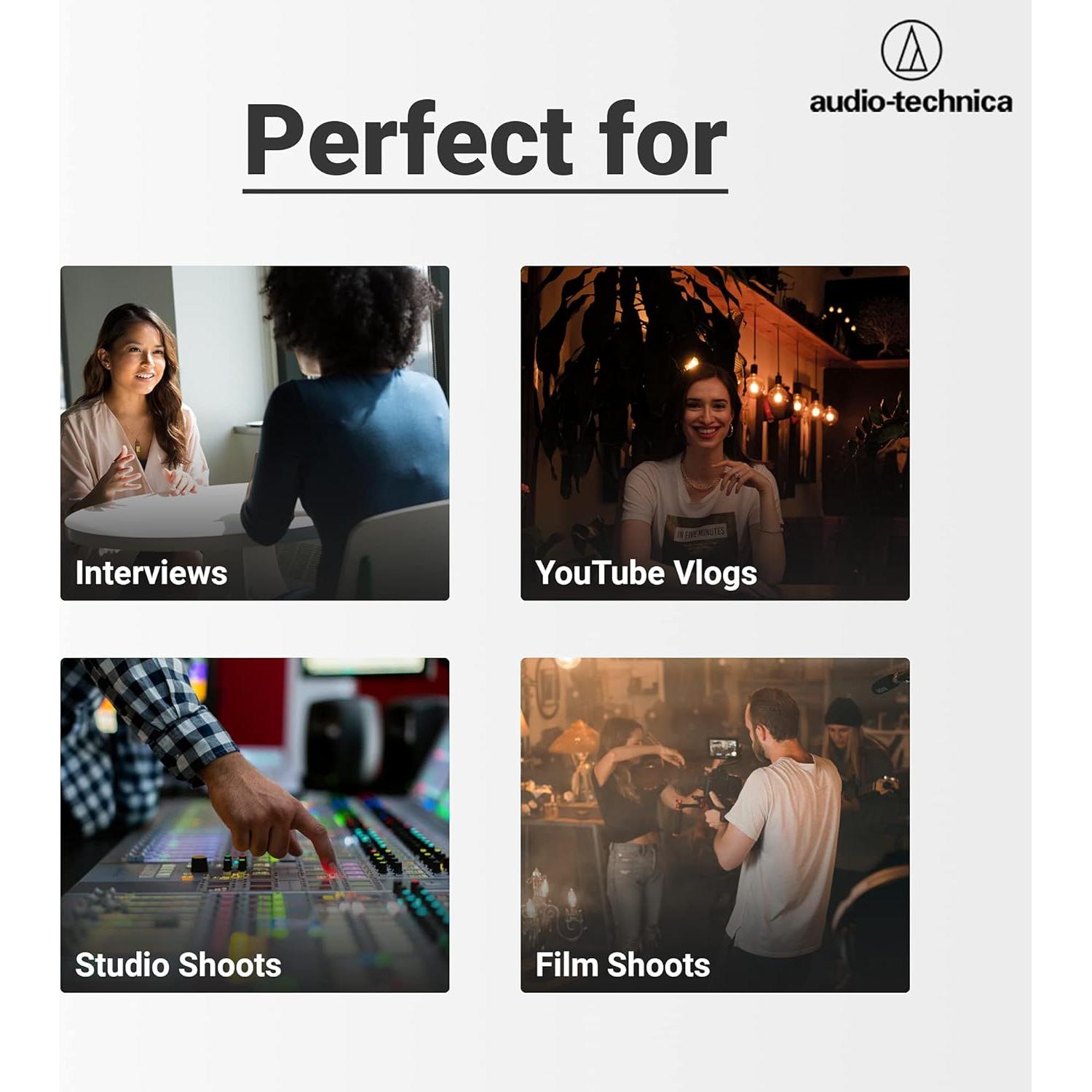 Micrófono de Escopeta Condensador Audio-Technica ATR6550X