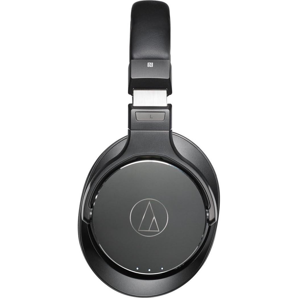 ATH-DSR7BT Bluetooth Wireless Over-Ear Headphones with Pure Digital Drive, Black, Adjustable