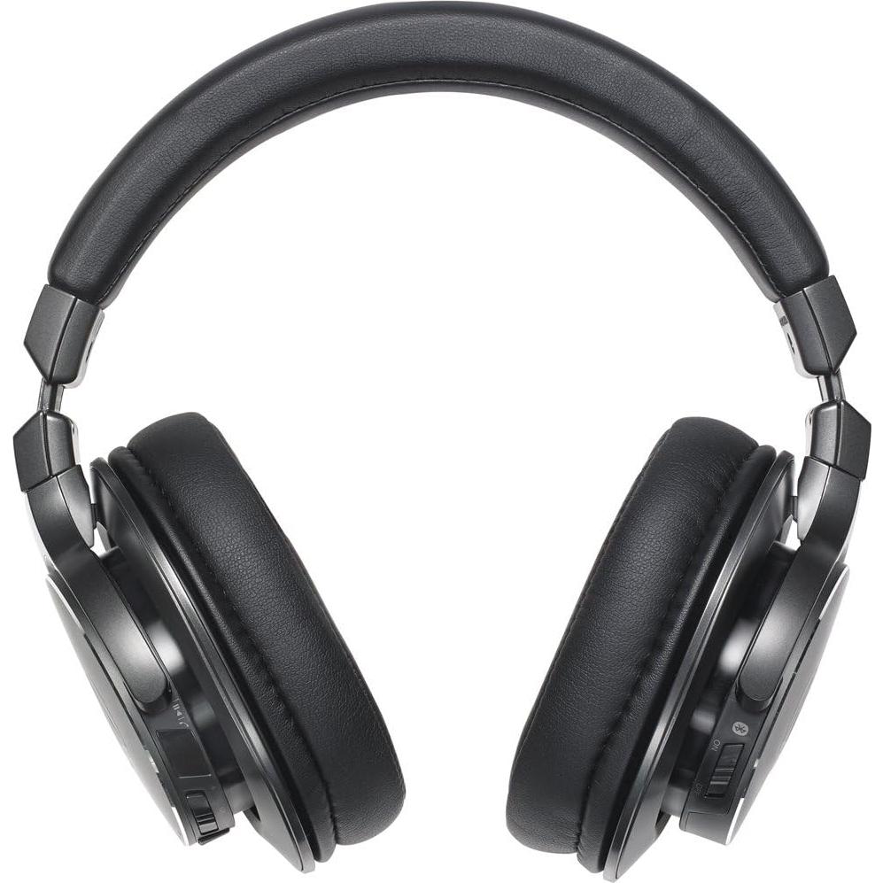ATH-DSR7BT Bluetooth Wireless Over-Ear Headphones with Pure Digital Drive, Black, Adjustable