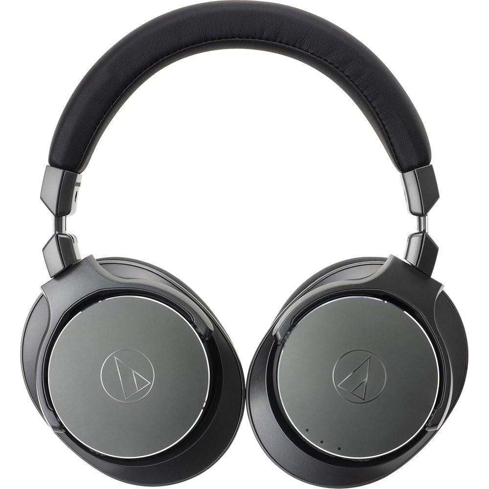 ATH-DSR7BT Bluetooth Wireless Over-Ear Headphones with Pure Digital Drive, Black, Adjustable