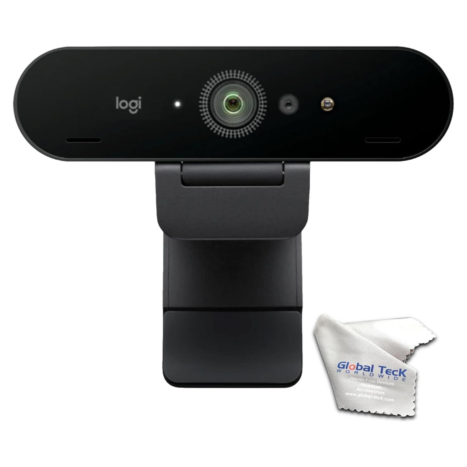 Cámara Web Logitech BRIO 4K Pro - HDR, Micrófono, Obturador