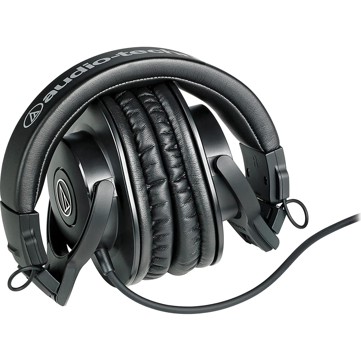 RØDE RØDECaster Pro II All-in-One Production Solution for Podcasting, Streaming, Music Production and Content Creation,Black & Audio-Technica ATH-M30x Professional Studio Monitor Headphones, Black