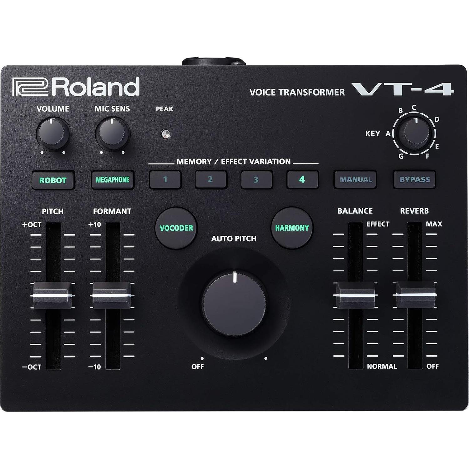 Roland VT-4 Transformador Vocal + Micrófono Audio-Technica AT2020
