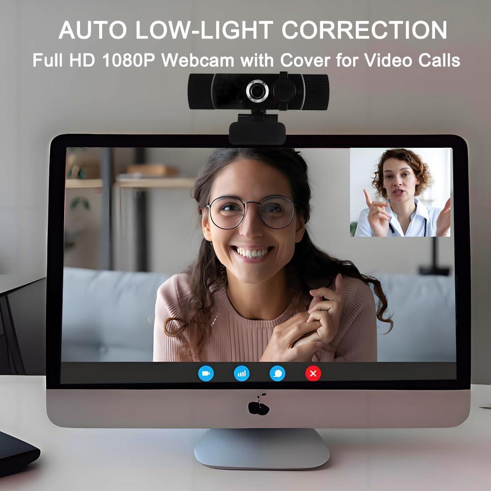 Cámara web USB HD 1080P WEISHIXIN con micrófono y soporte
