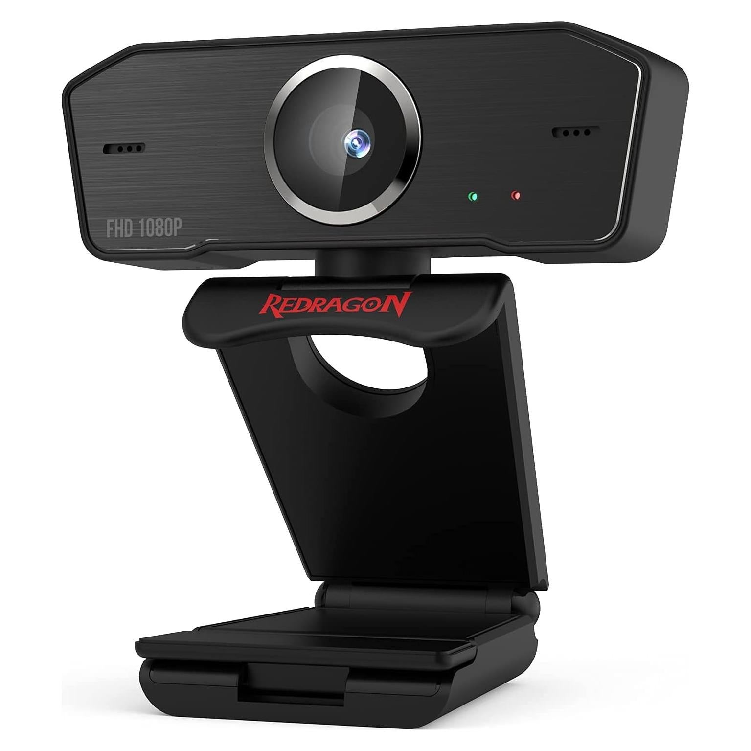 Webcam Redragon GW800 1080P USB 2.0 con micrófono dual