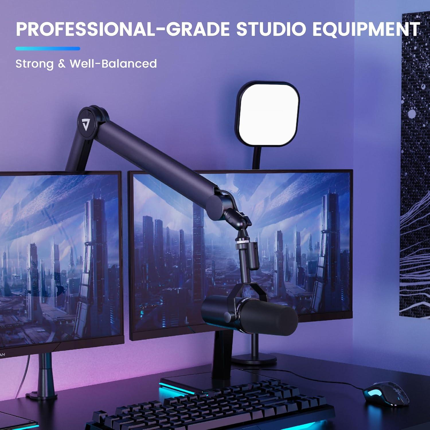 Soporte de Micrófono Thronmax S8 Brazo Boom Ajustable Metal