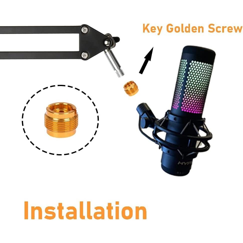 Brazo Boom Ajustable YUZUHOME para Hyperx Quadcast S - Soporte Profesional