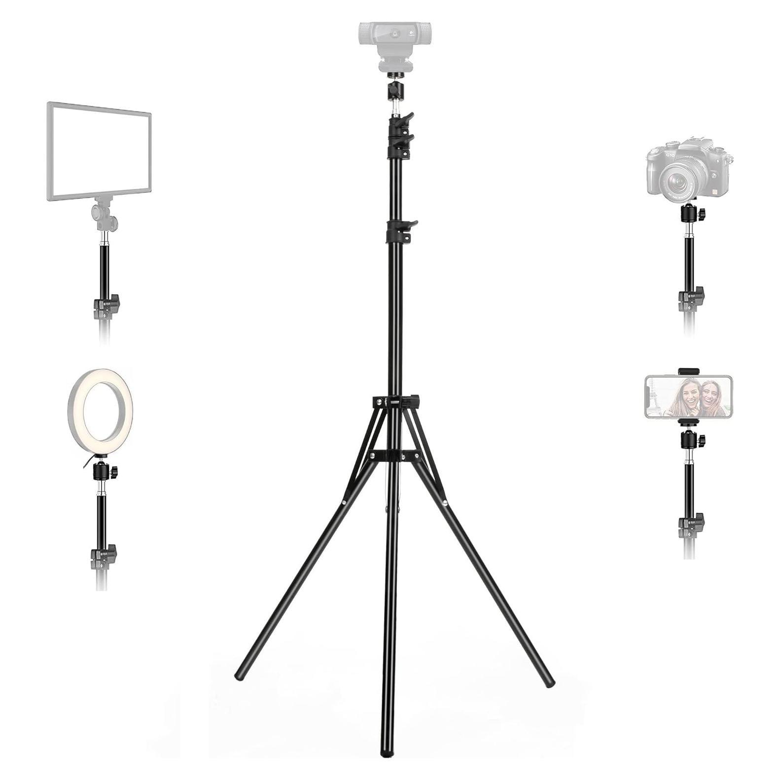 Trípode para Webcam AceTaken MTM-001 160 cm Aluminio Negro