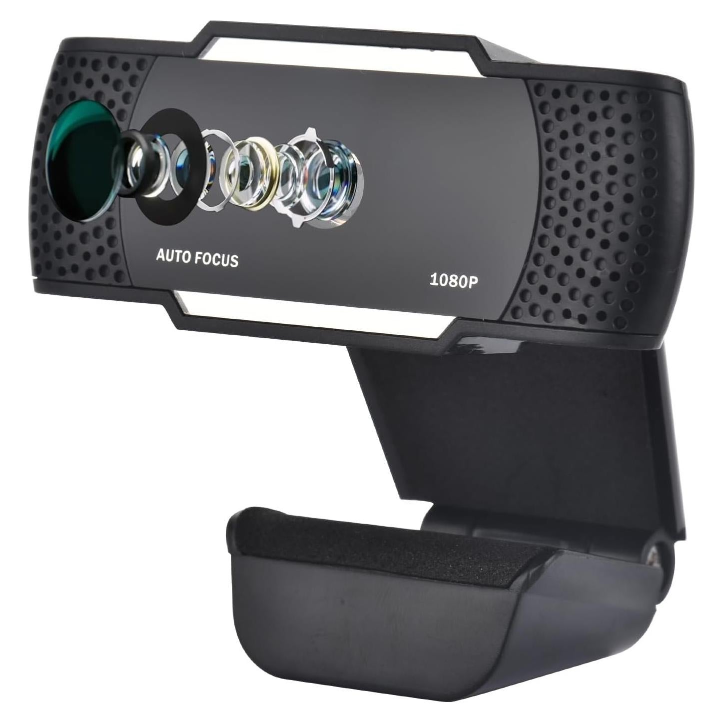 Cámara Web Full HD 1080P EACH con Enfoque Automático y Doble Micrófono