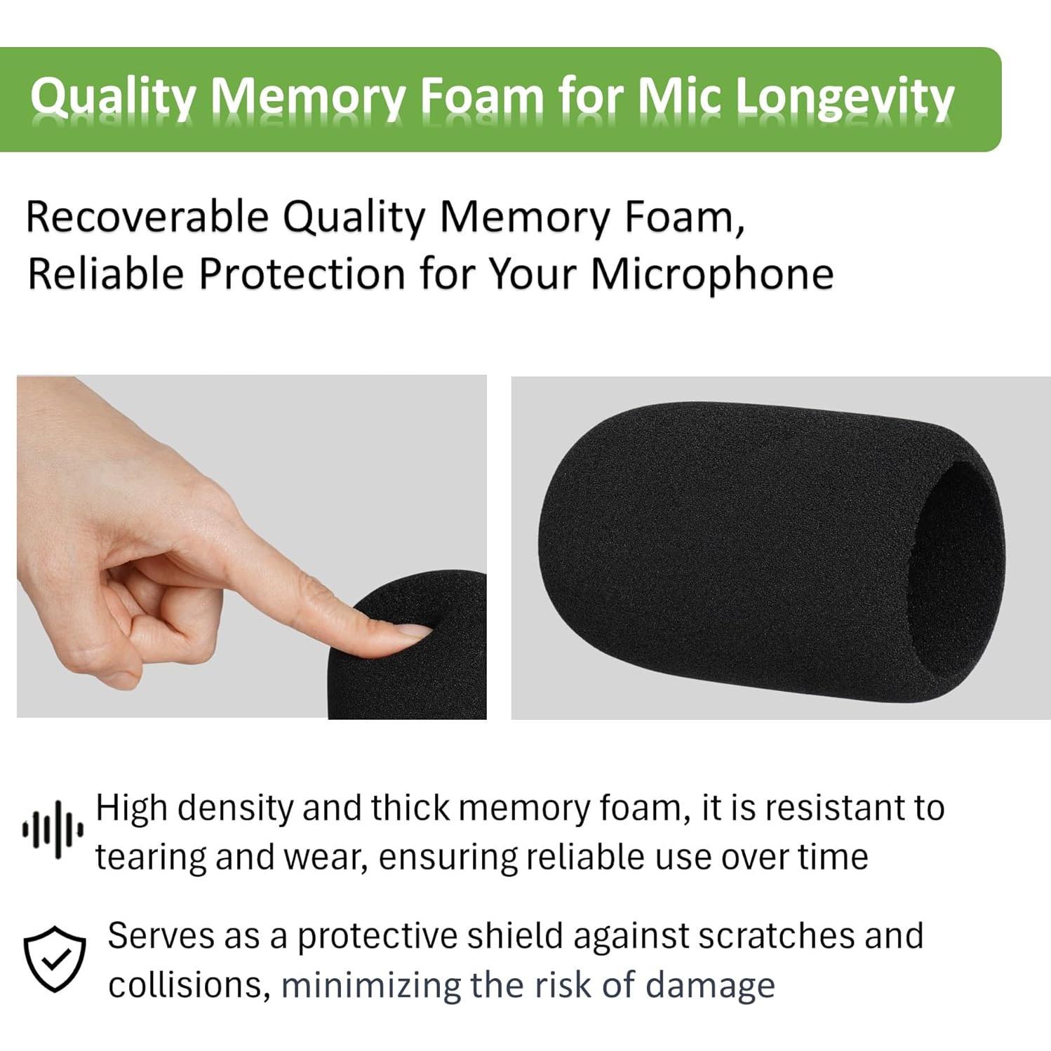 Filtro Pop para Micrófonos HyperX QuadCast S - Espuma Negra