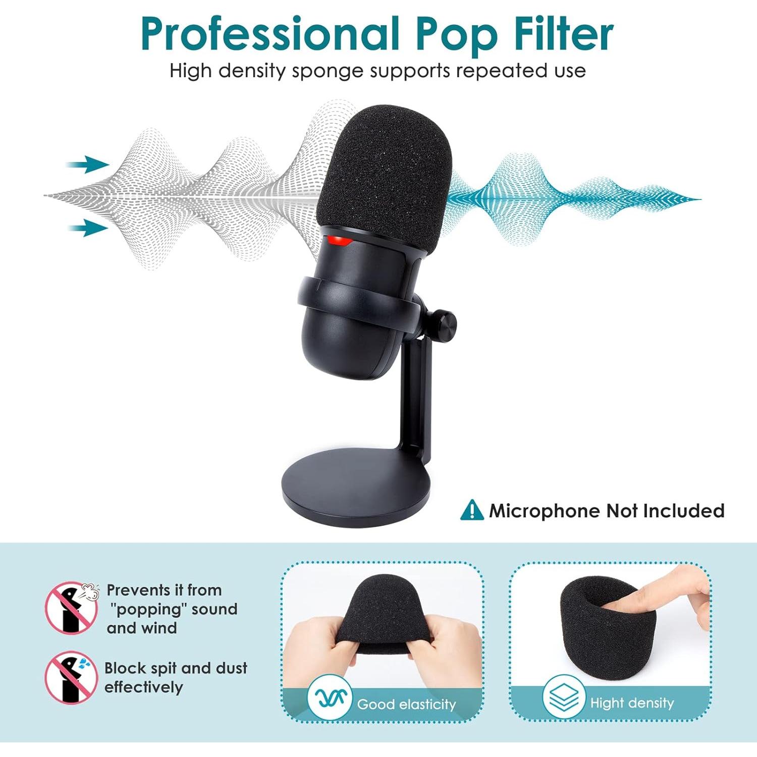 Funda de Espuma Profesional para Micrófono HyperX SoloCast