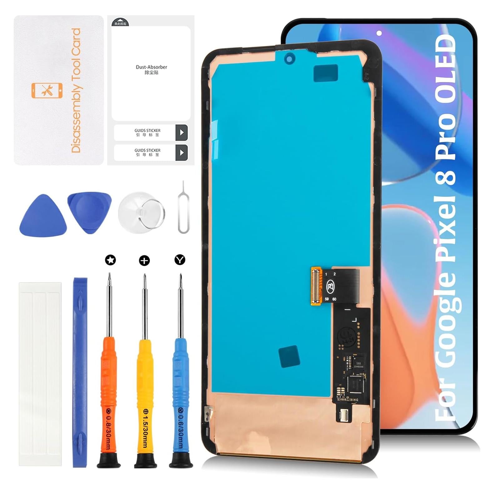 Reemplazo Pantalla OLED Google Pixel 8 Pro 6.7" con Marco