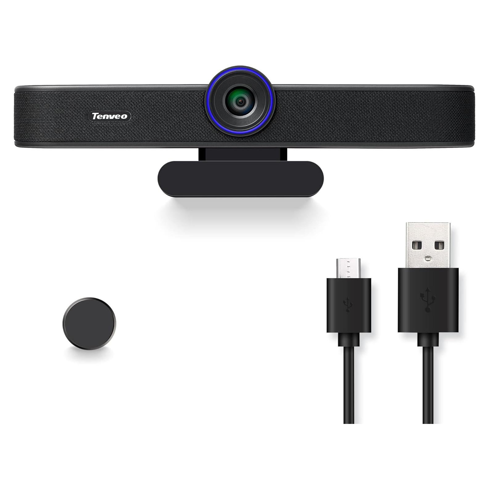 Cámara Web Tenveo VA300A 1080P 60FPS con Micrófono y Altavoz