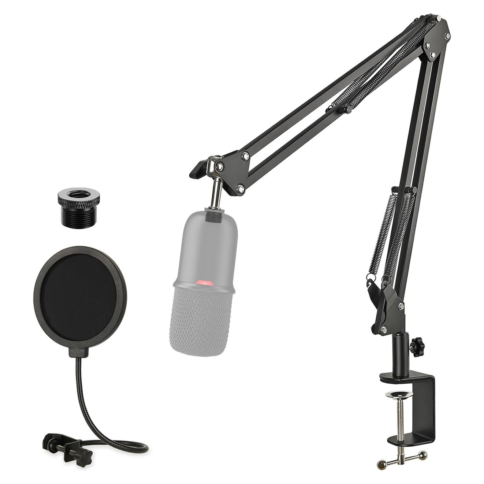 Soporte de Micrófono HyperX SoloCast con Filtro Antipop