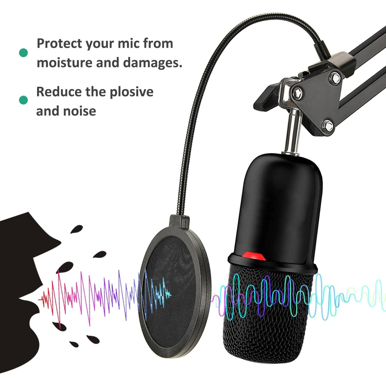 Soporte de Micrófono HyperX SoloCast con Filtro Antipop