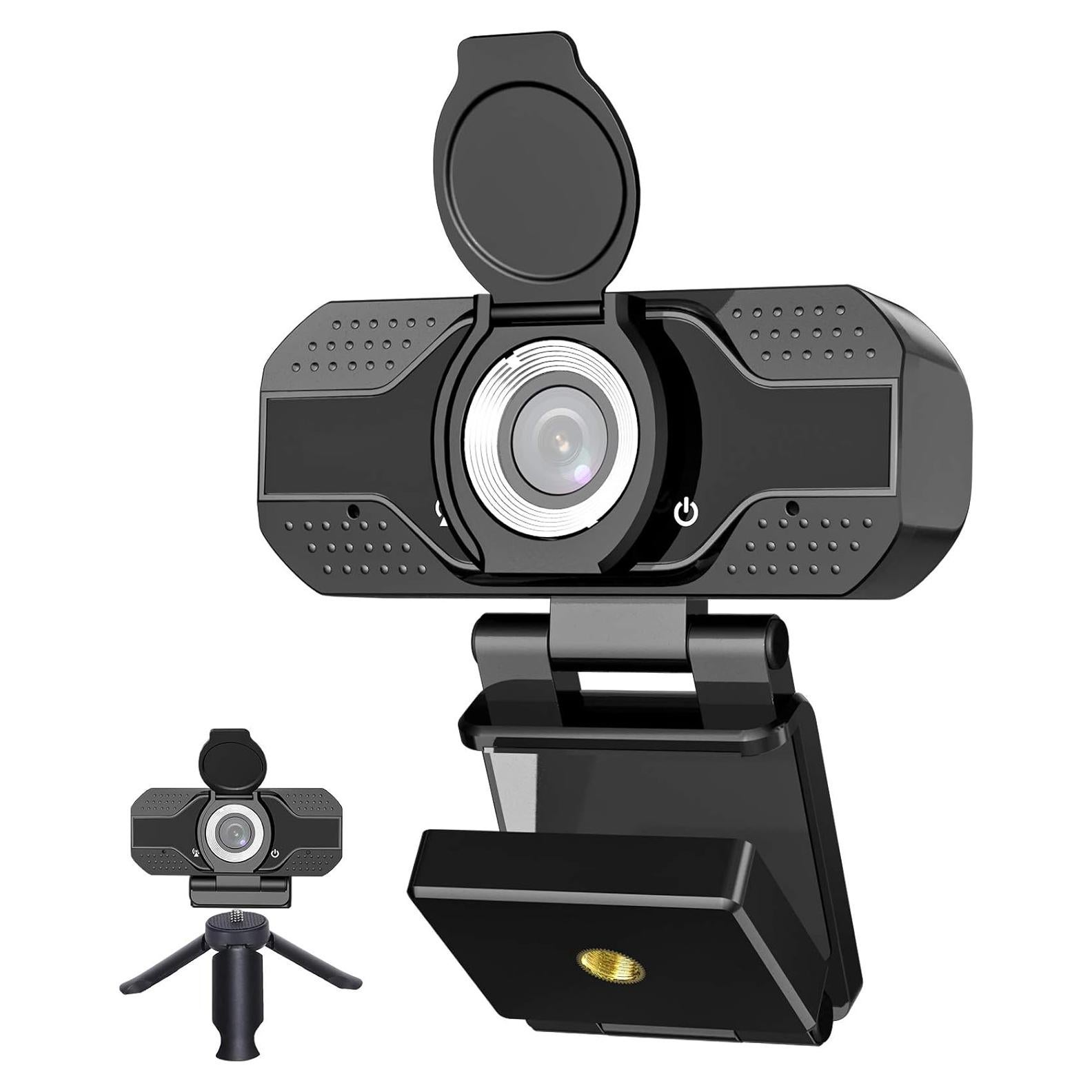 Cámara Web HD 1080P YOUPECK con Micrófono y Lente Gran Angular