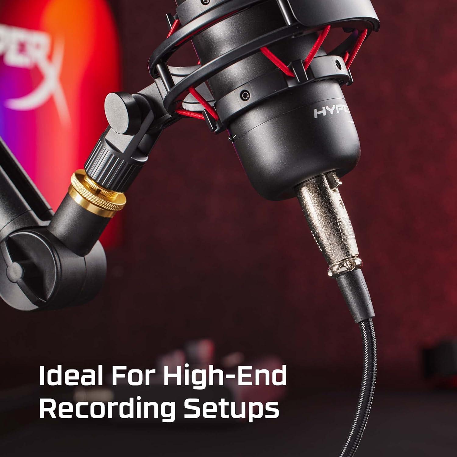 Cable XLR HyperX 3 Metros Macho a Hembra - Negro