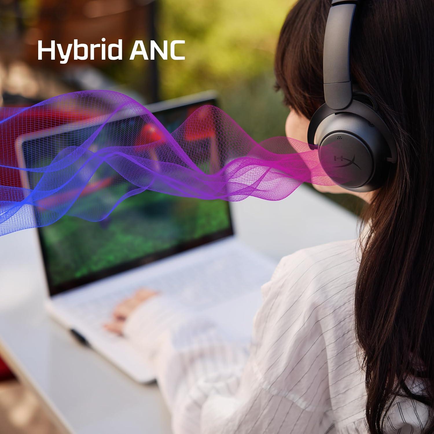 Auriculares HyperX Cloud Mix 2 Inalámbricos con ANC - Negro