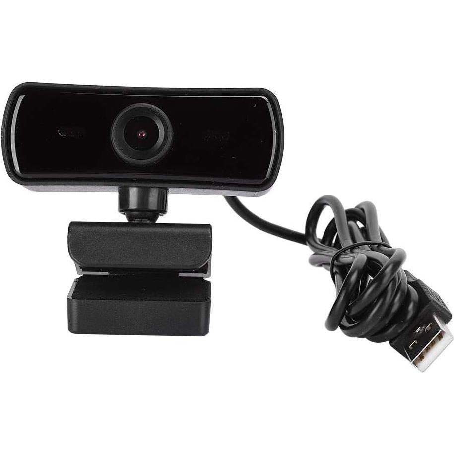 4K USB Webcam with Microphone, 360 Rotation, AutoFocus for Zoom/Skype/, Recording, Conferencing