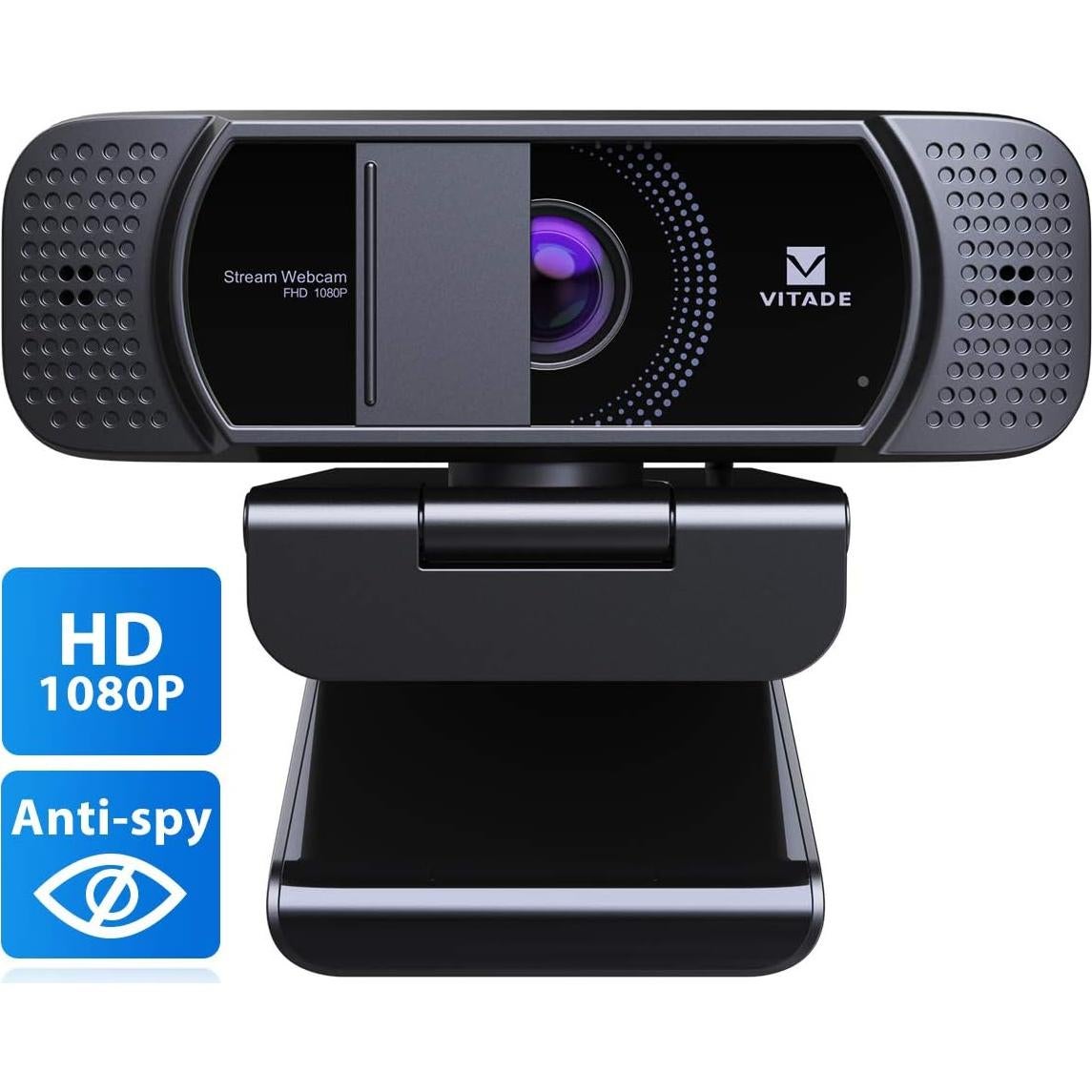 Cámara Web Vitade 672 1080P HD con Micrófono y Privacidad