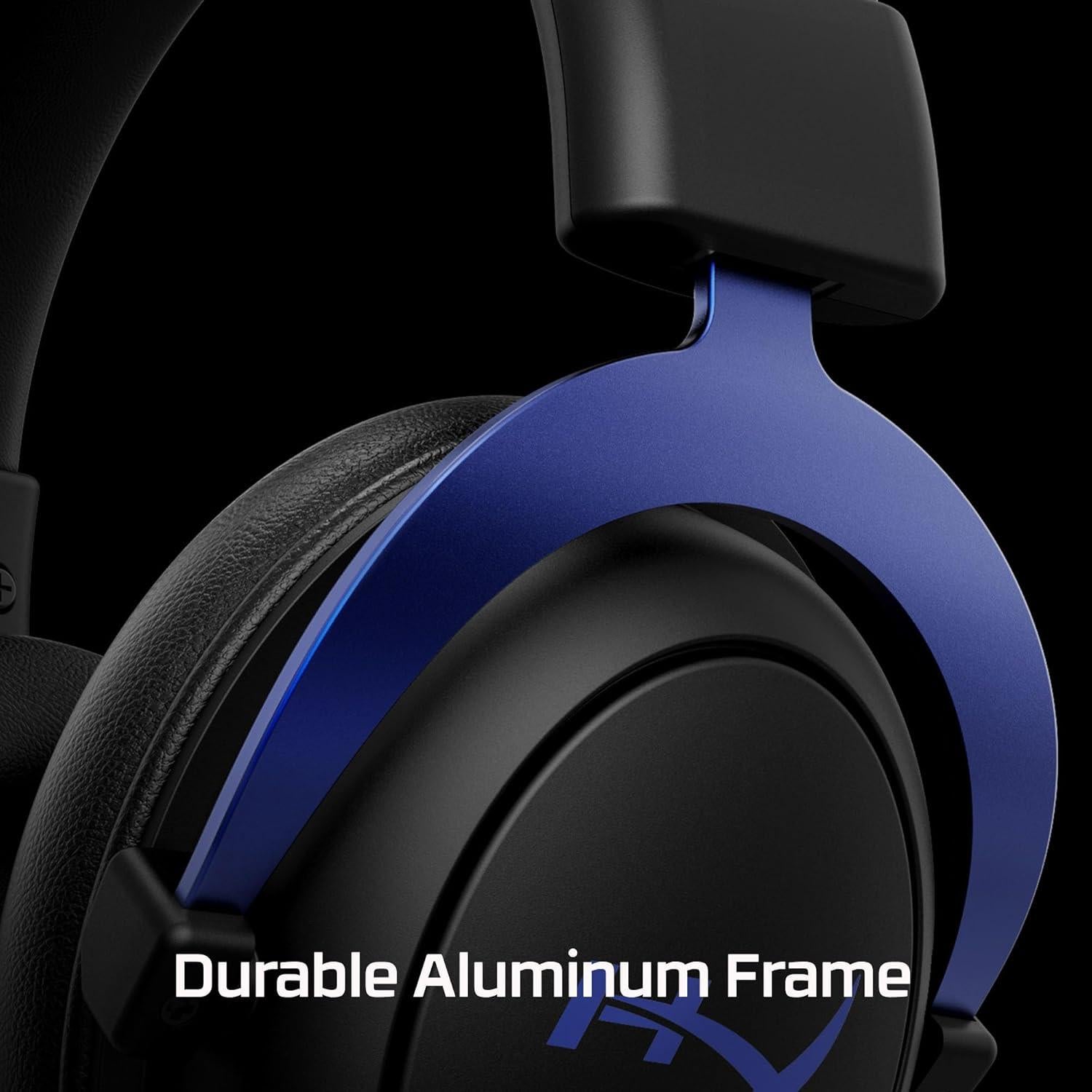 Auriculares HyperX Cloud Azul con micrófono desmontable
