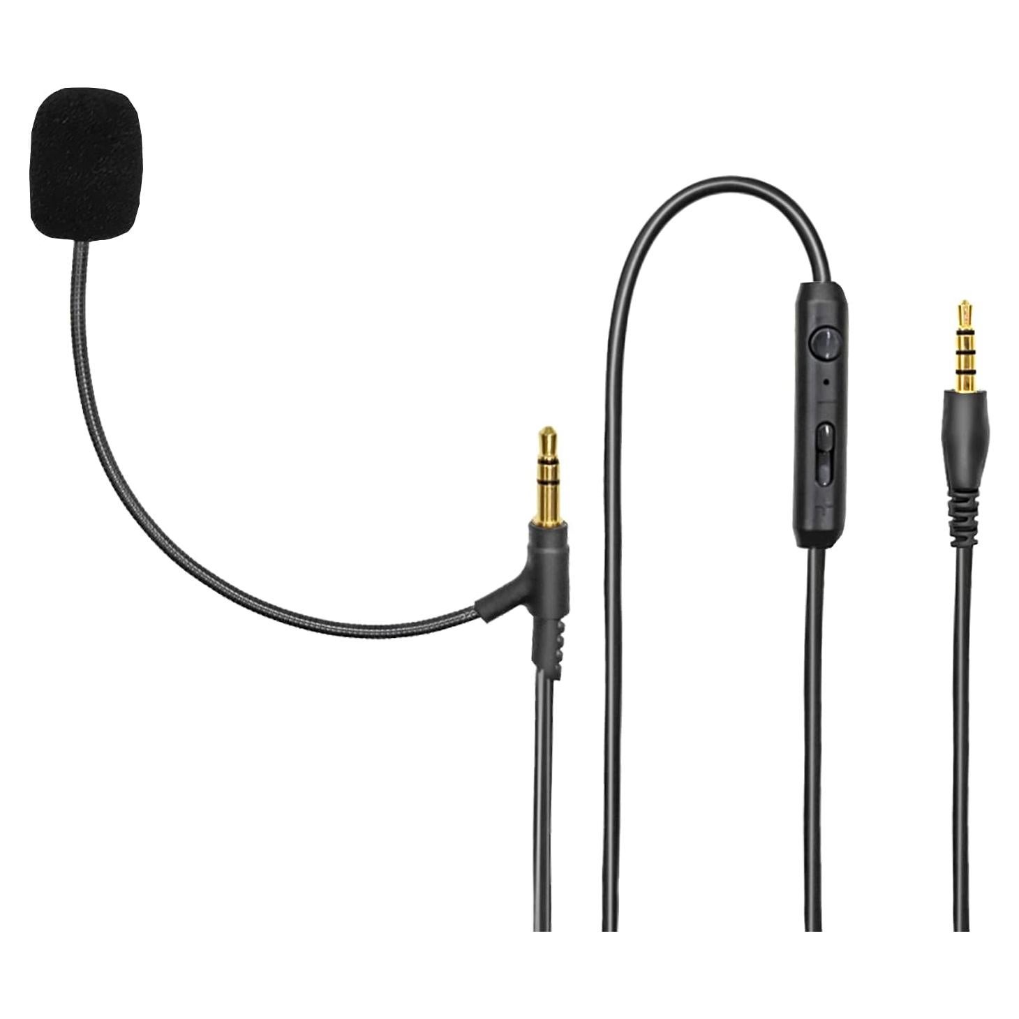 Cable de Micrófono Boom RUKUHOT 1.19m para Auriculares Gaming