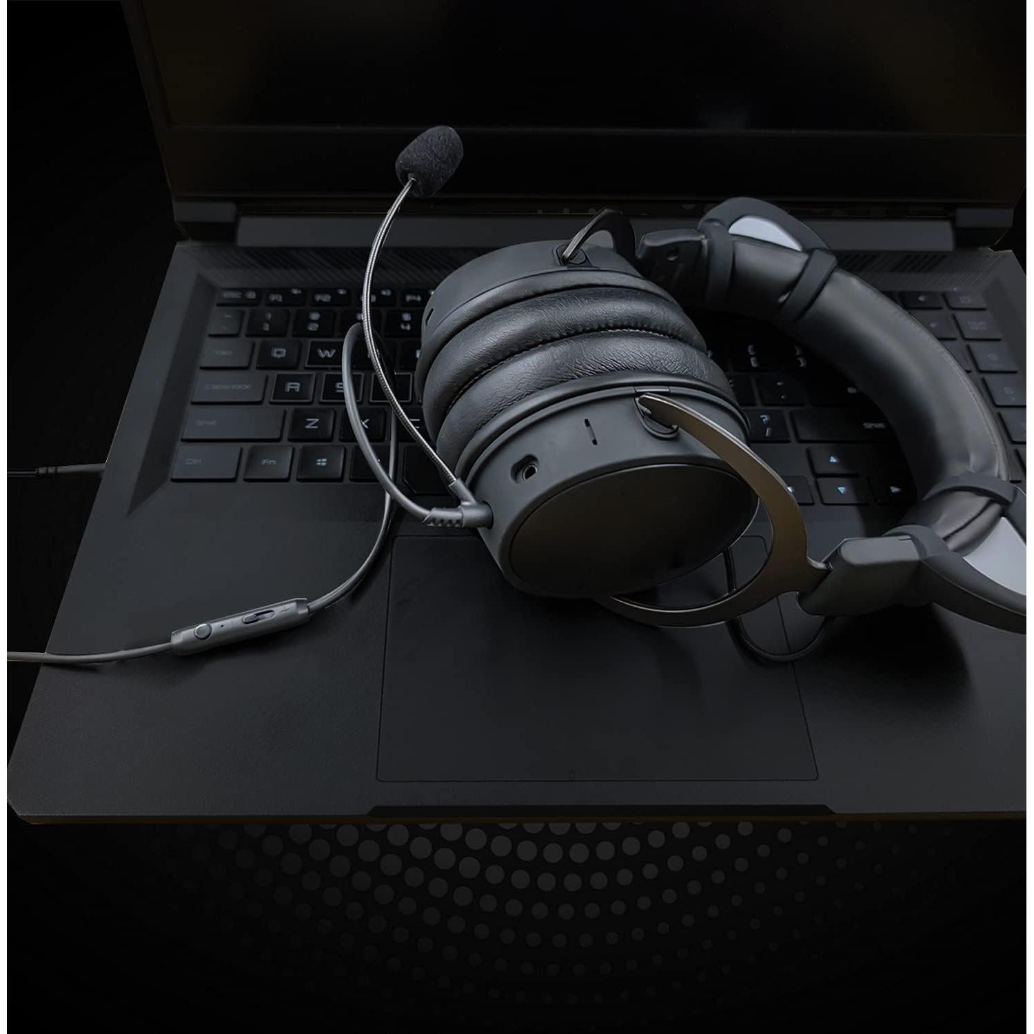 Cable de Micrófono Boom RUKUHOT 1.19m para Auriculares Gaming