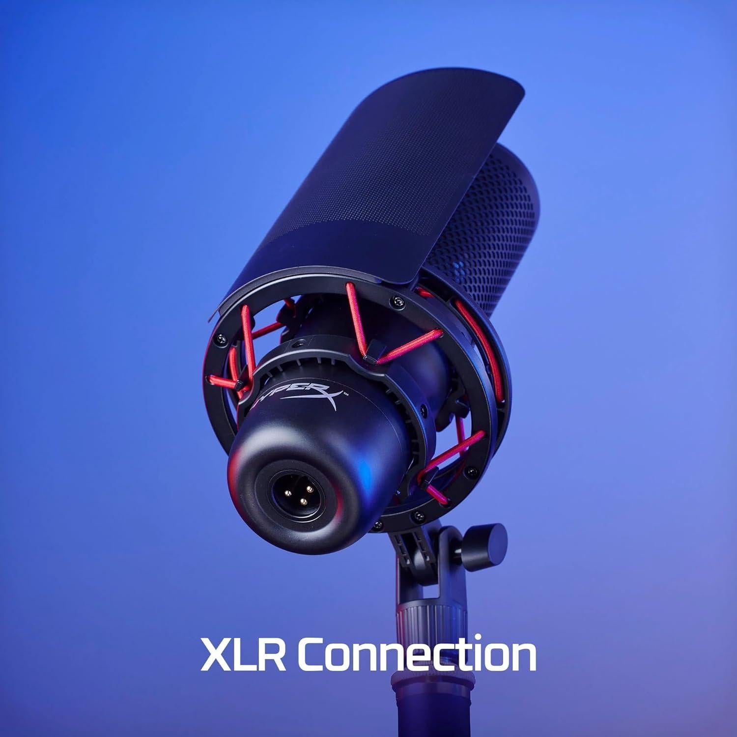 Micrófono de Condensador HyperX ProCast Negro XLR 699Z0AA