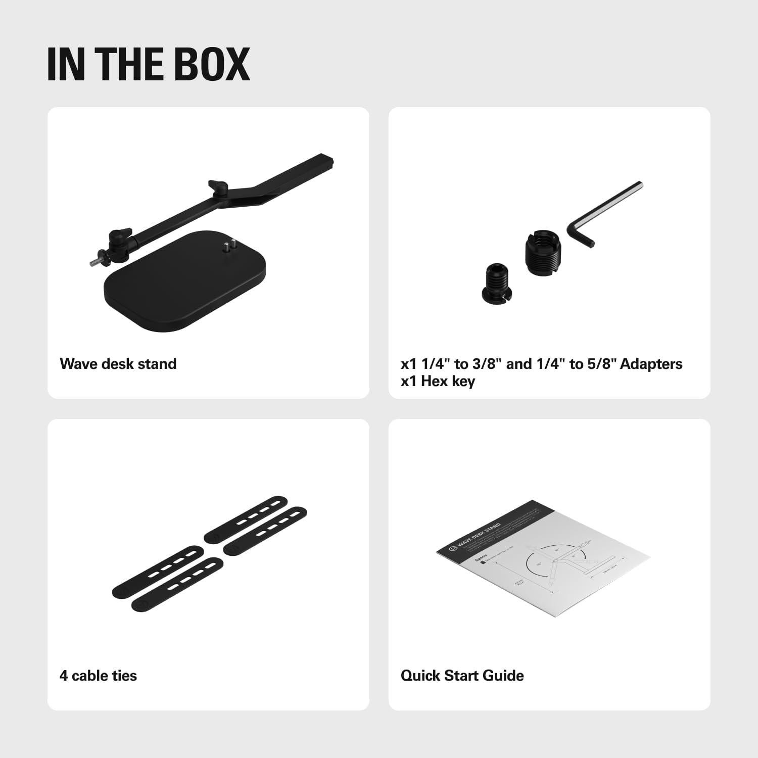 Soporte de Escritorio Elgato Wave - Brazo Ajustable para Micrófonos