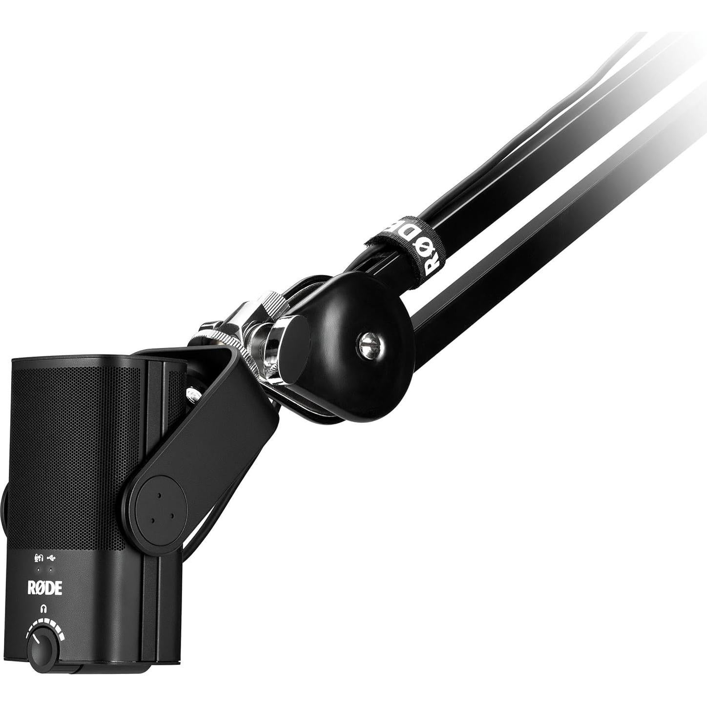 Micrófono USB Rode NT-USB Mini + Brazo StreamEye Negro