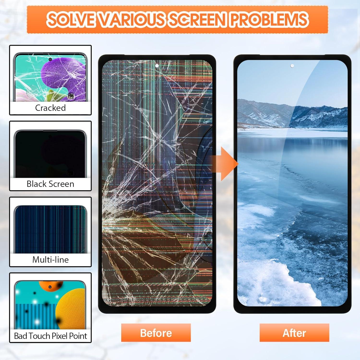 Pantalla LCD Reemplazo Google Pixel 7 5G Sin Marco Negro