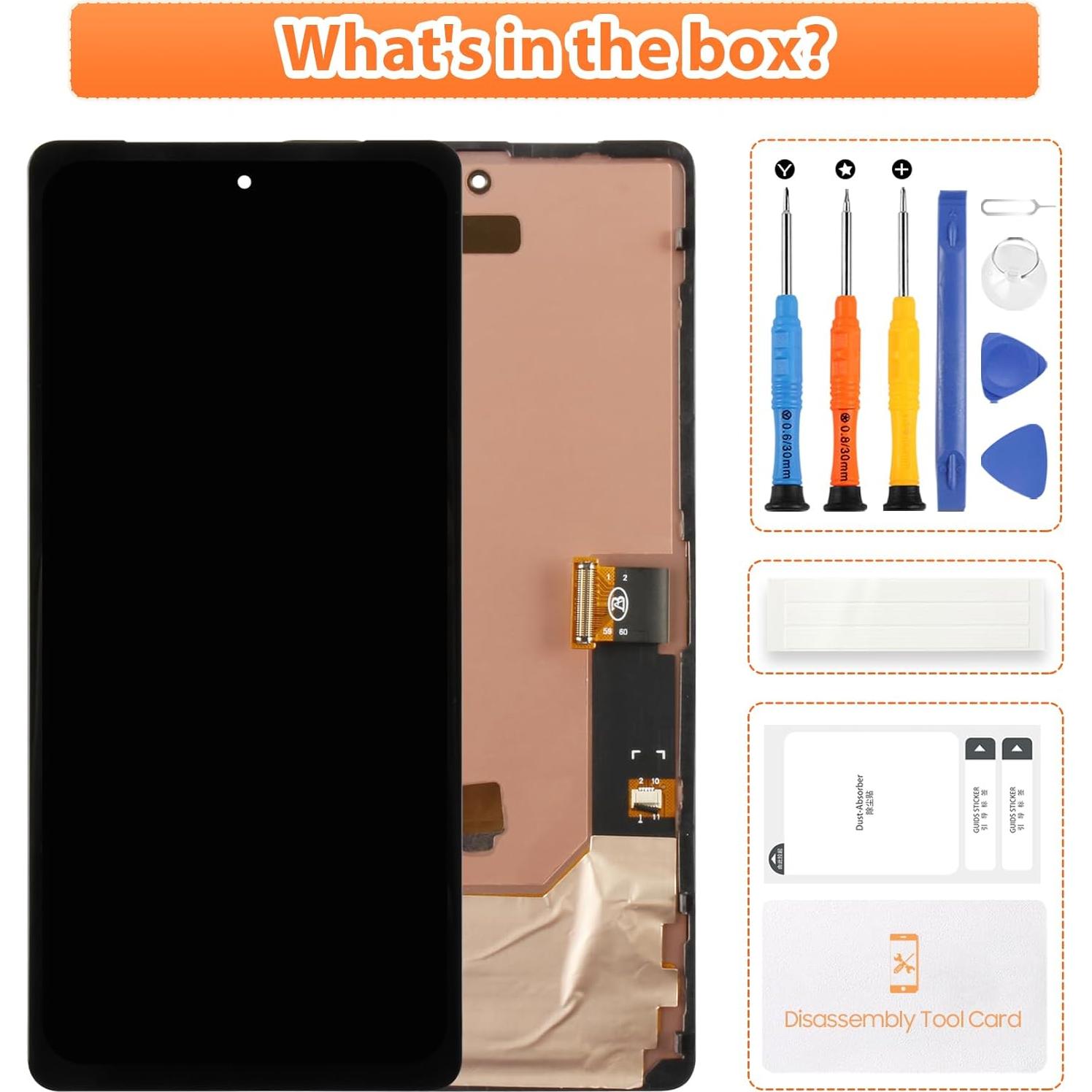 Pantalla LCD Reemplazo Google Pixel 7 5G Sin Marco Negro