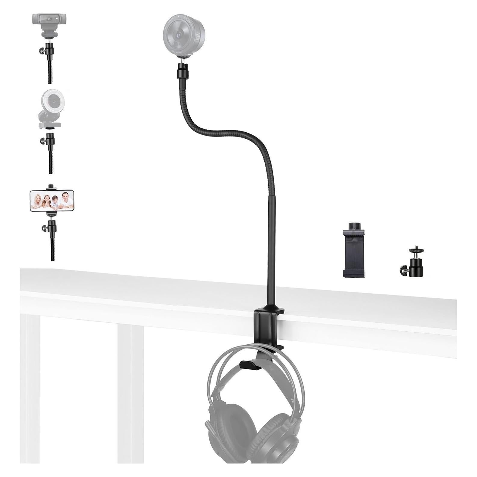 Soporte para Webcam Acetaken 24" Ajustable con Abrazadera