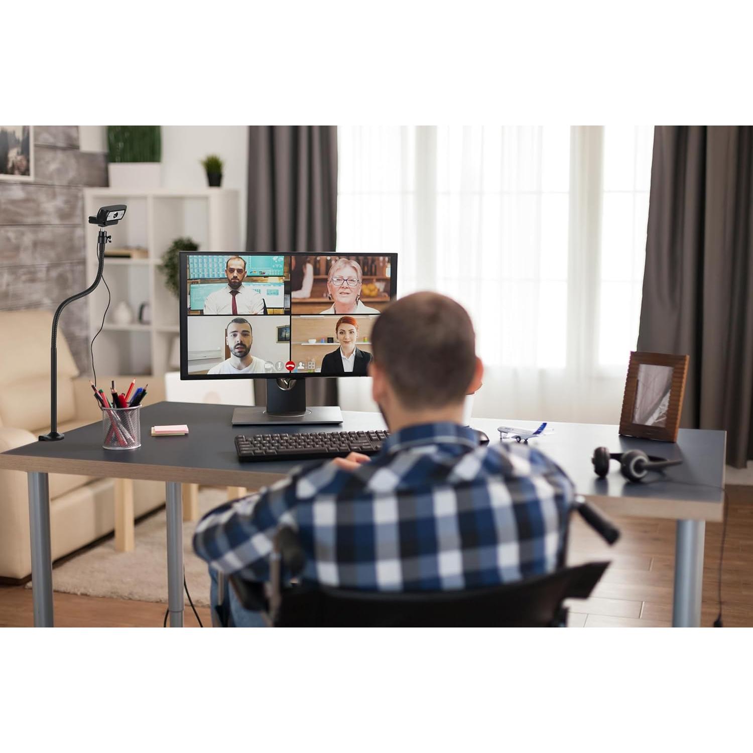 Soporte para Webcam Acetaken 24" Ajustable con Abrazadera