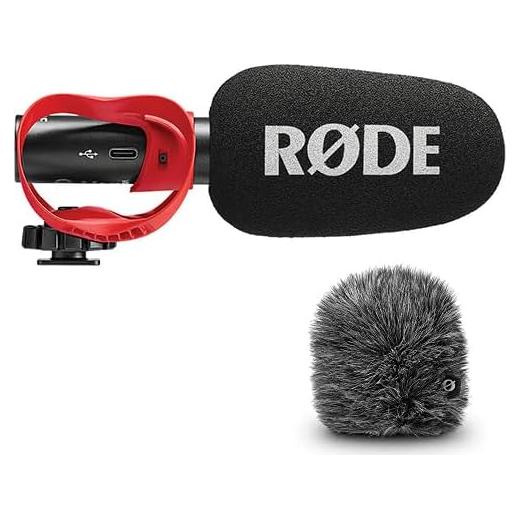 Micrófono Shotgun Rode VideoMic GO II USB y Analógico