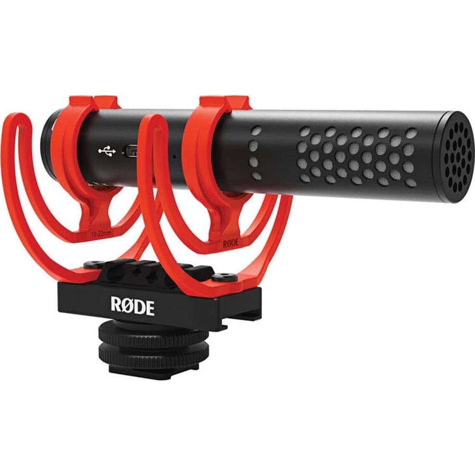 Micrófono Shotgun Rode VideoMic GO II USB y Analógico