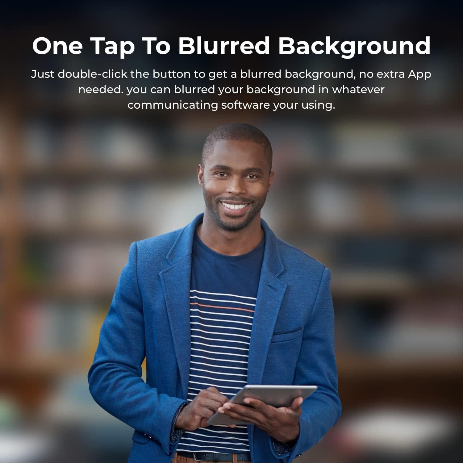 Cámara Web OBSBOT Meet 4K con IA, Enfoque Automático y HDR