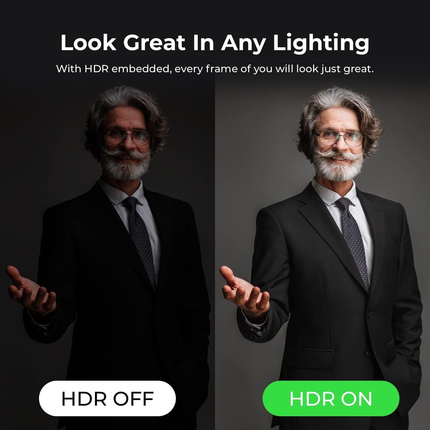 Cámara Web OBSBOT Meet 4K con IA, Enfoque Automático y HDR
