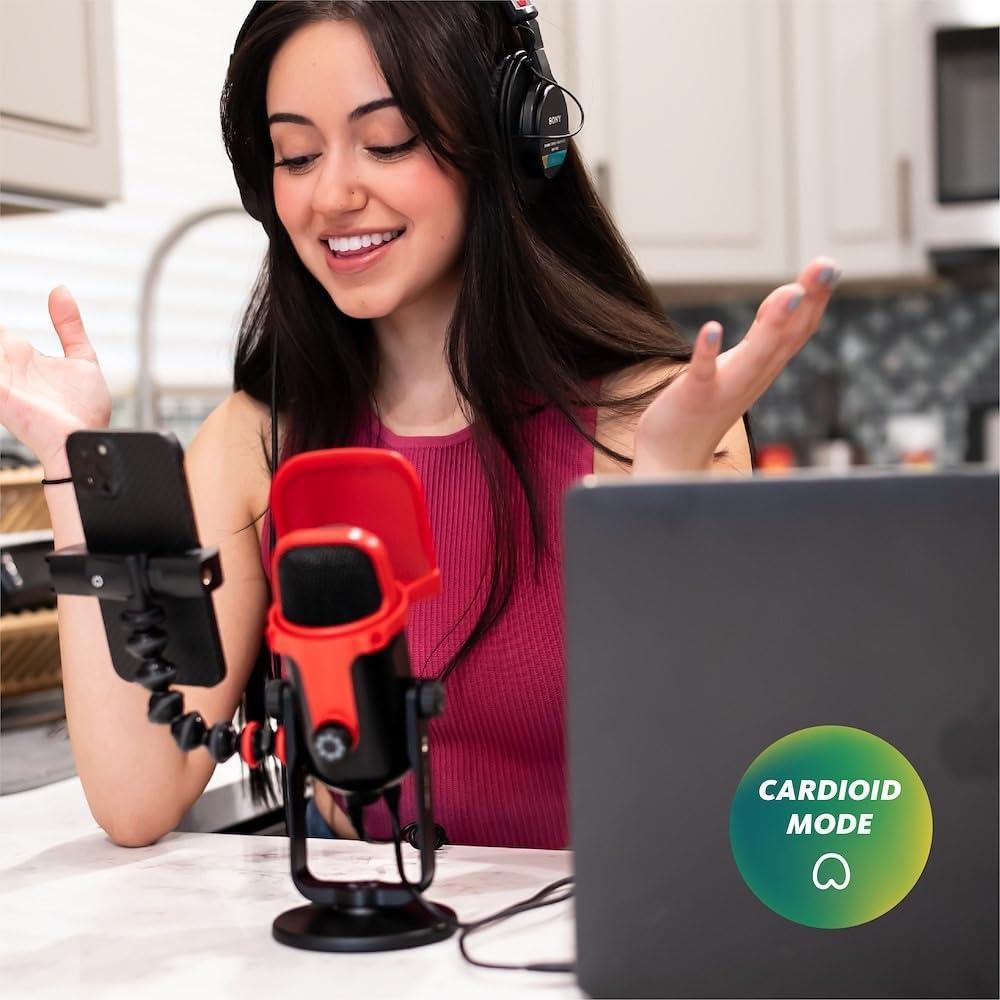 Micrófono de Condensador USB JOBY Wavo POD para PC y Podcasting