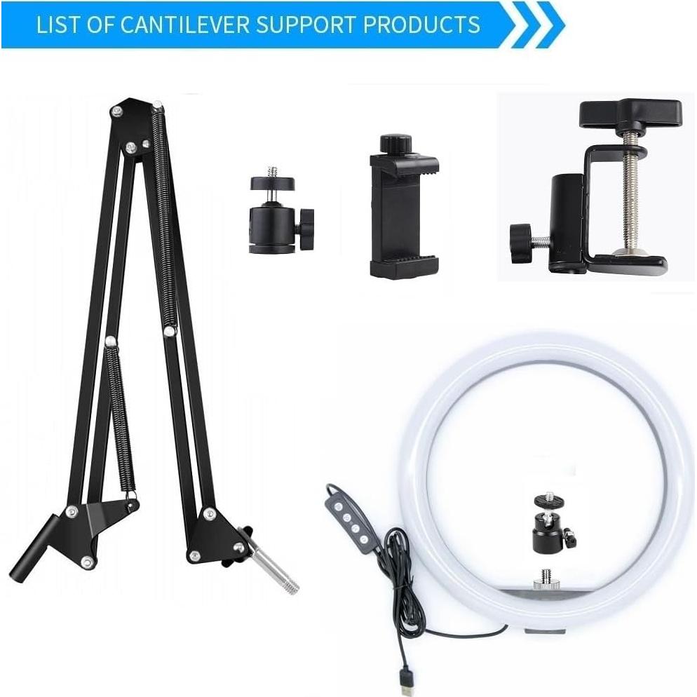 Luz de Anillo de 10" Kiyo Pro con Soporte Ajustable