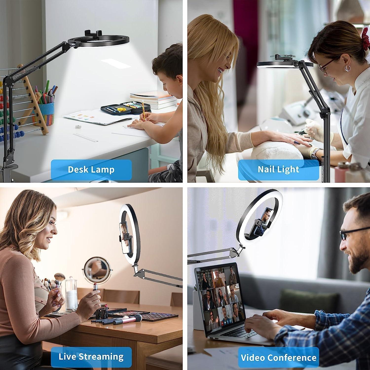 Luz de Anillo de 10" Kiyo Pro con Soporte Ajustable