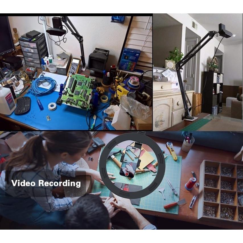 Luz de Anillo de 10" Kiyo Pro con Soporte Ajustable