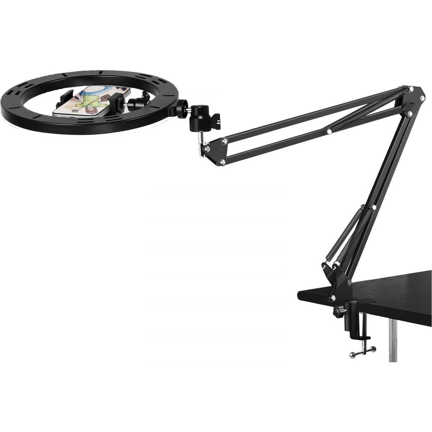 Luz de Anillo de 10" Kiyo Pro con Soporte Ajustable