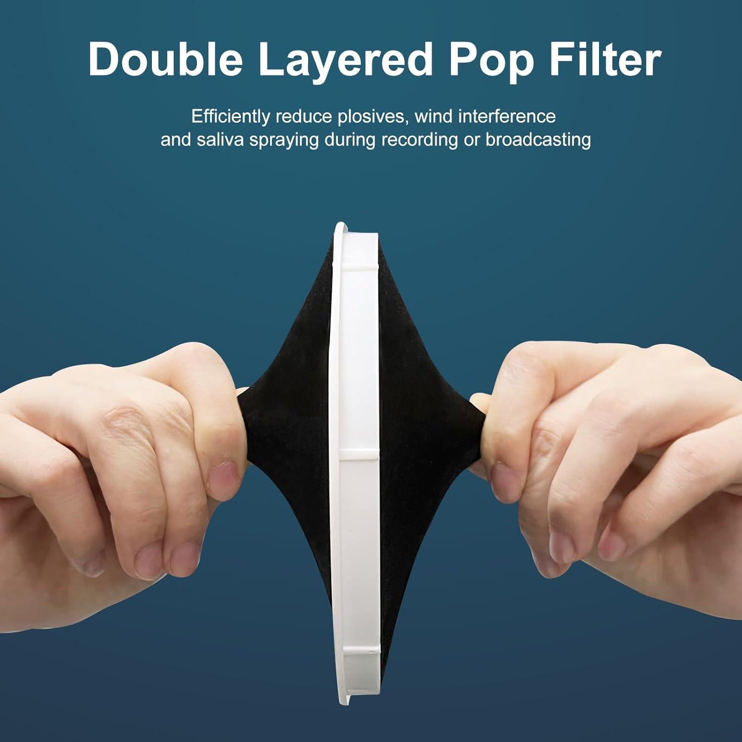 Bola de Aislamiento de Micrófono Marisflo con Filtro Antipop