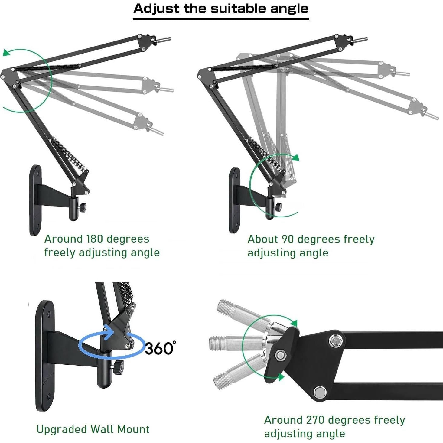 Kiyo Webcam Wall Holder Mount Stand for Razer kiyo, kiyo pro, kiyo X, kiyo pro Ultra 4K webcams